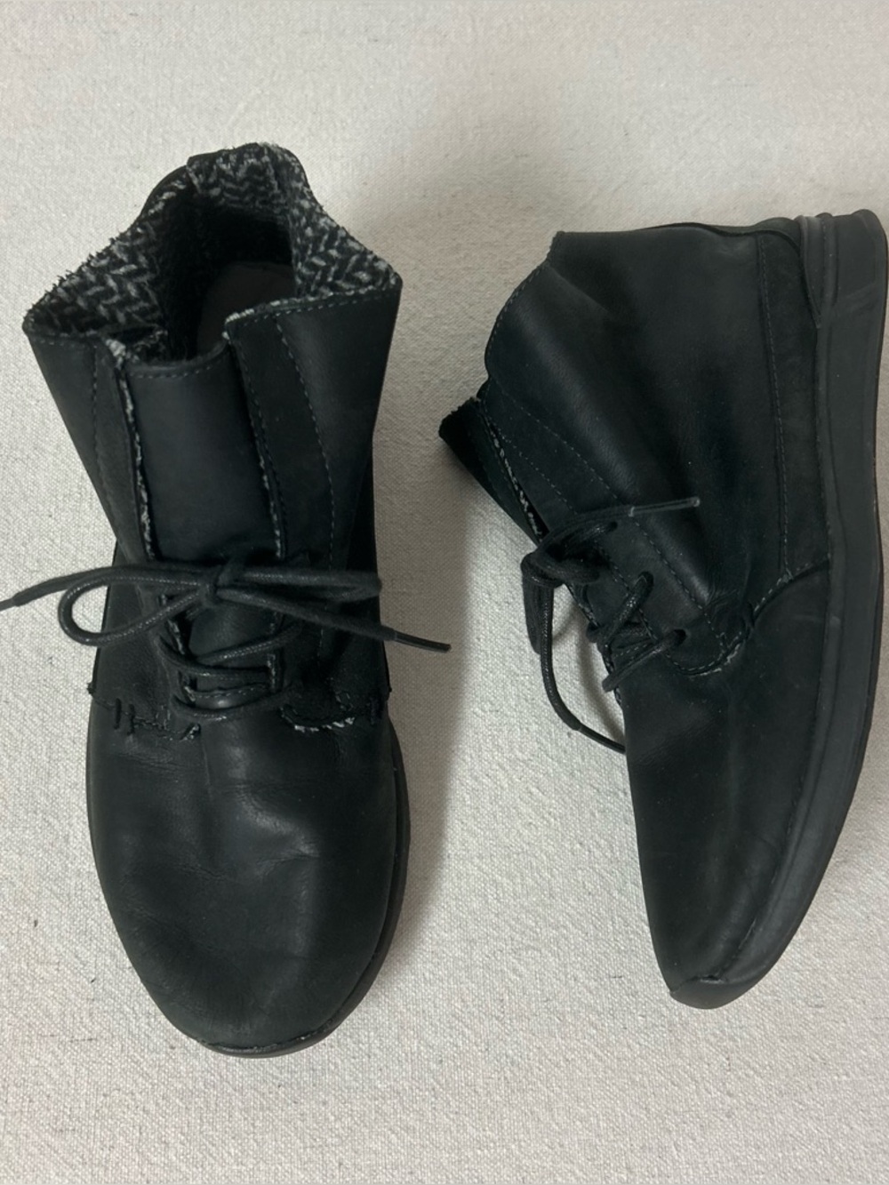 Reef Rover Hi Sneakers Women’s 8 Black Leather